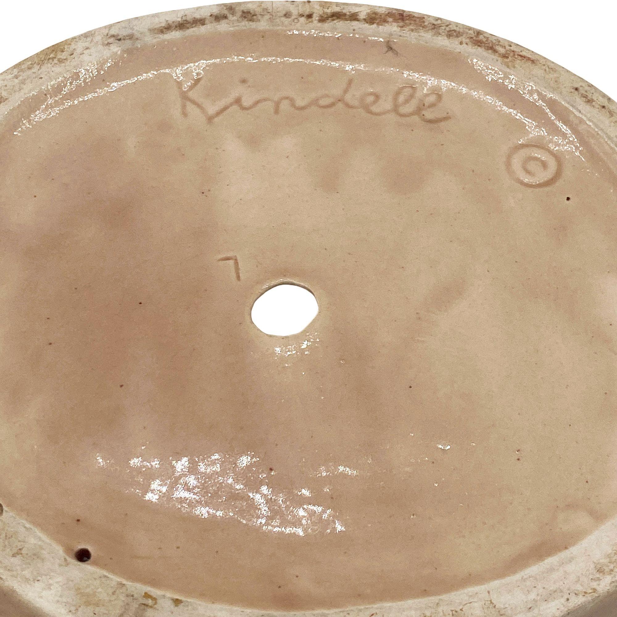 California Pottery Nackter weiblicher Aschenbecher von Dorothy Kindell aus der Mitte des Jahrhunderts im Angebot 2