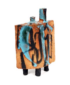 Midcentury Abstract Sculpture by California Studio Potter Win Ng