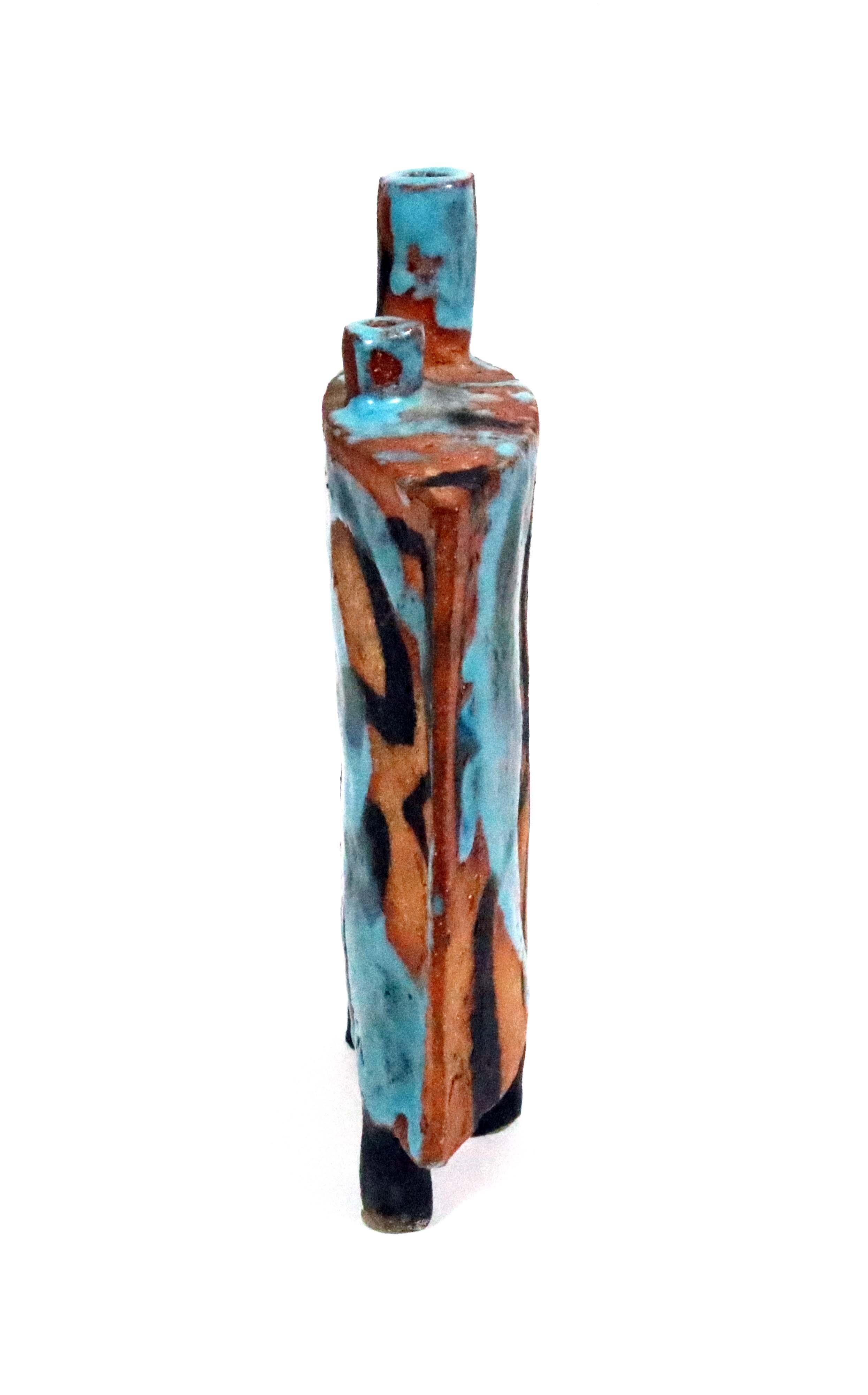 Midcentury Abstract Sculpture by California Studio Potter Win Ng In Good Condition In Littleton, CO