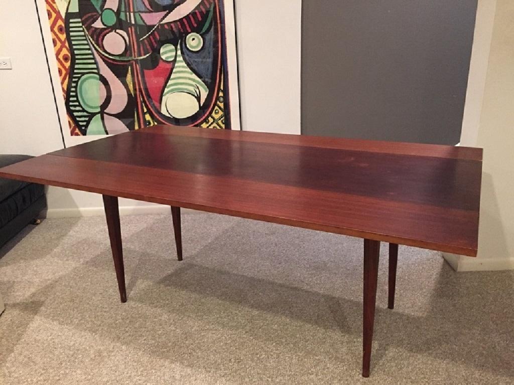 Mid-Century Modern Dining Table Calvin Furniture American Design Foundation group, designed by Kipp Stewart and Stewart MacDougal produced this dining table in 1959.
Shaker inspired, the Calvin Furniture Company created this Rectangular dining table