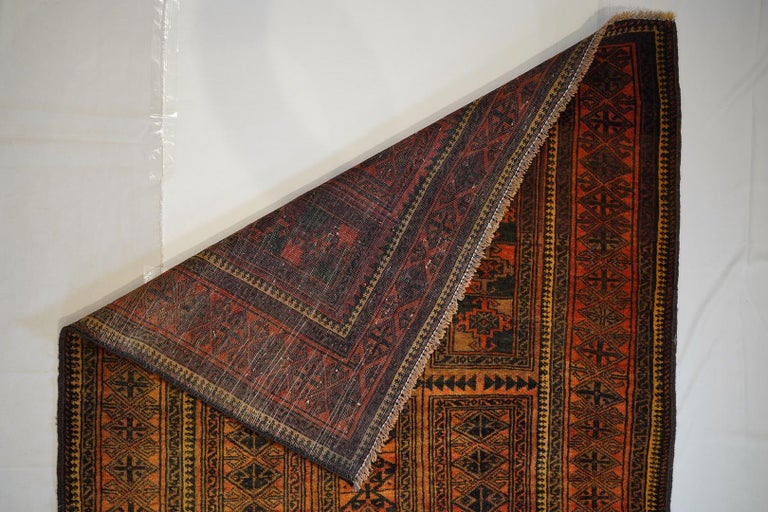 Mid century Camel wool Tribal Baluchi Vintage Semi Antique For Sale at ...