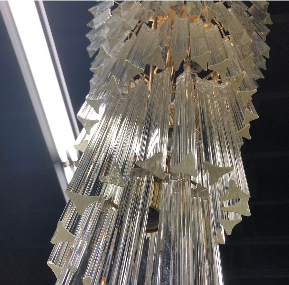 waterfall chandelier modern