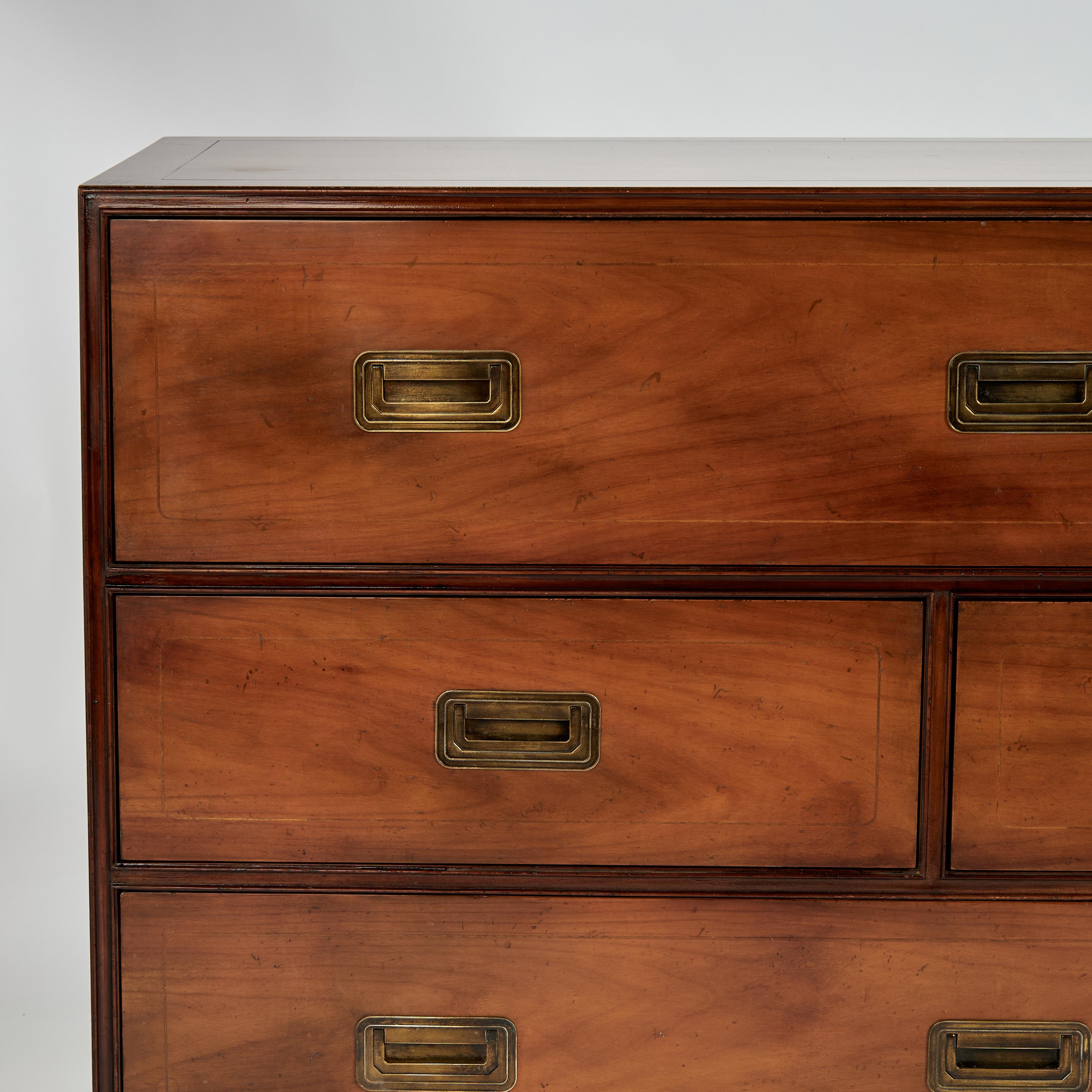 Arcón de campaña Mid Century by Baker Moderno de mediados de siglo en venta