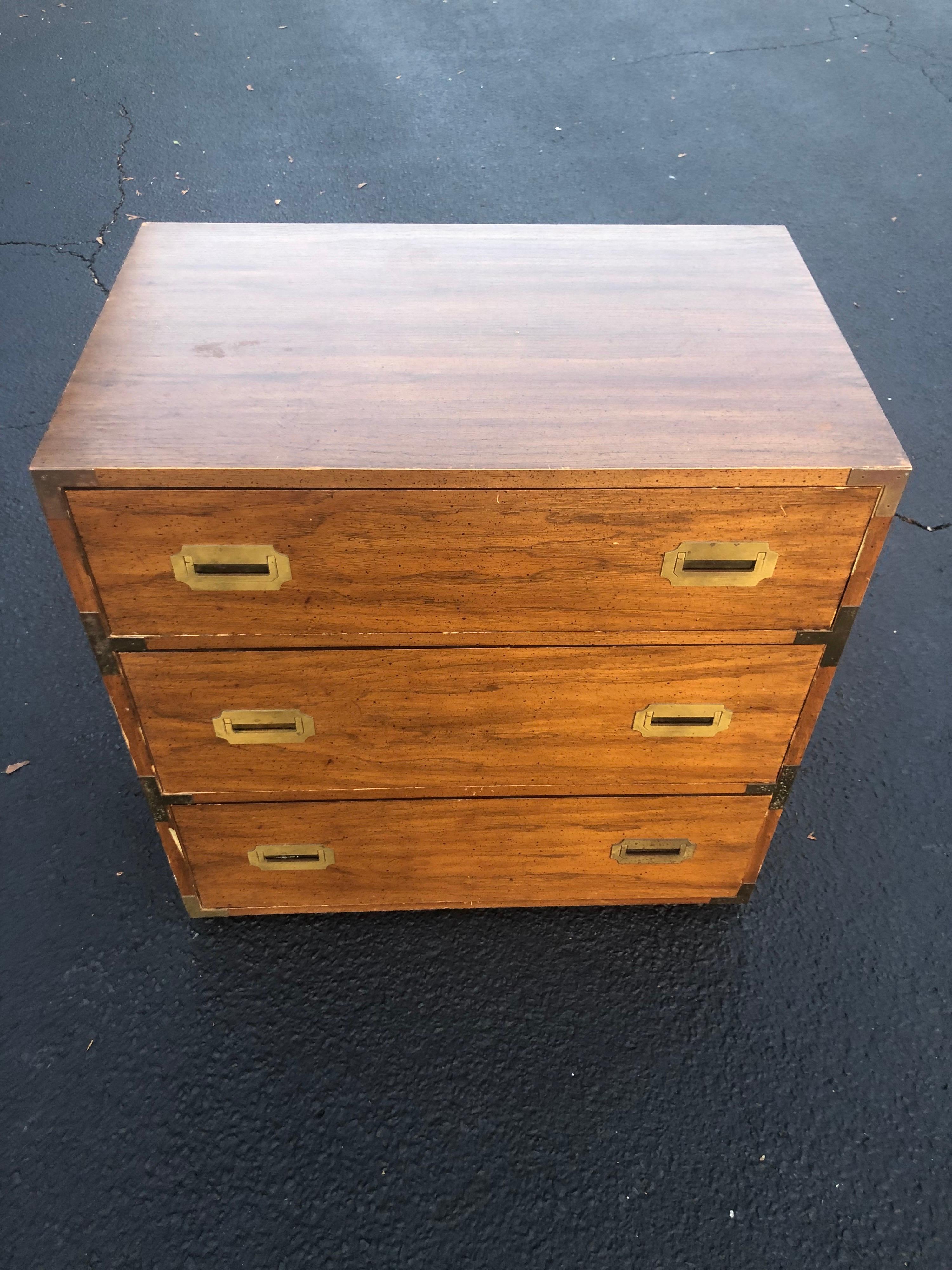 Mid-Century Campaign Chest In Good Condition In Redding, CT