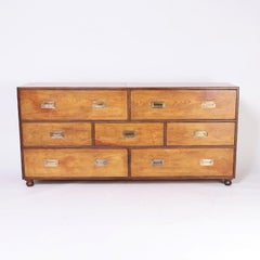 Mid Century Campaign Chest or Dresser by Baker