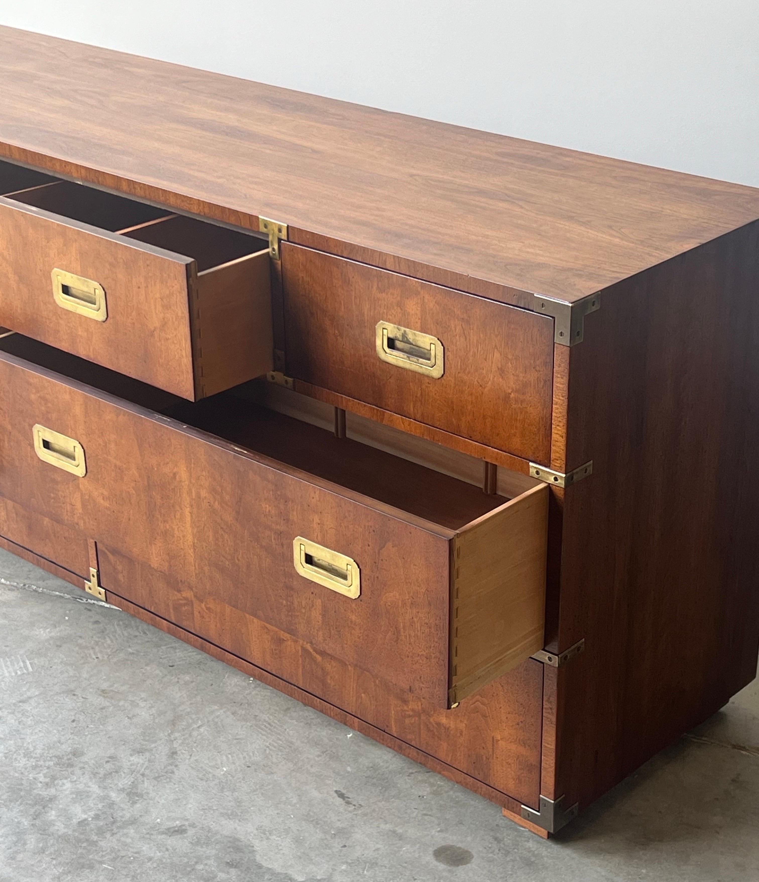 Mid-Century Campaign Dresser by Henredon 5