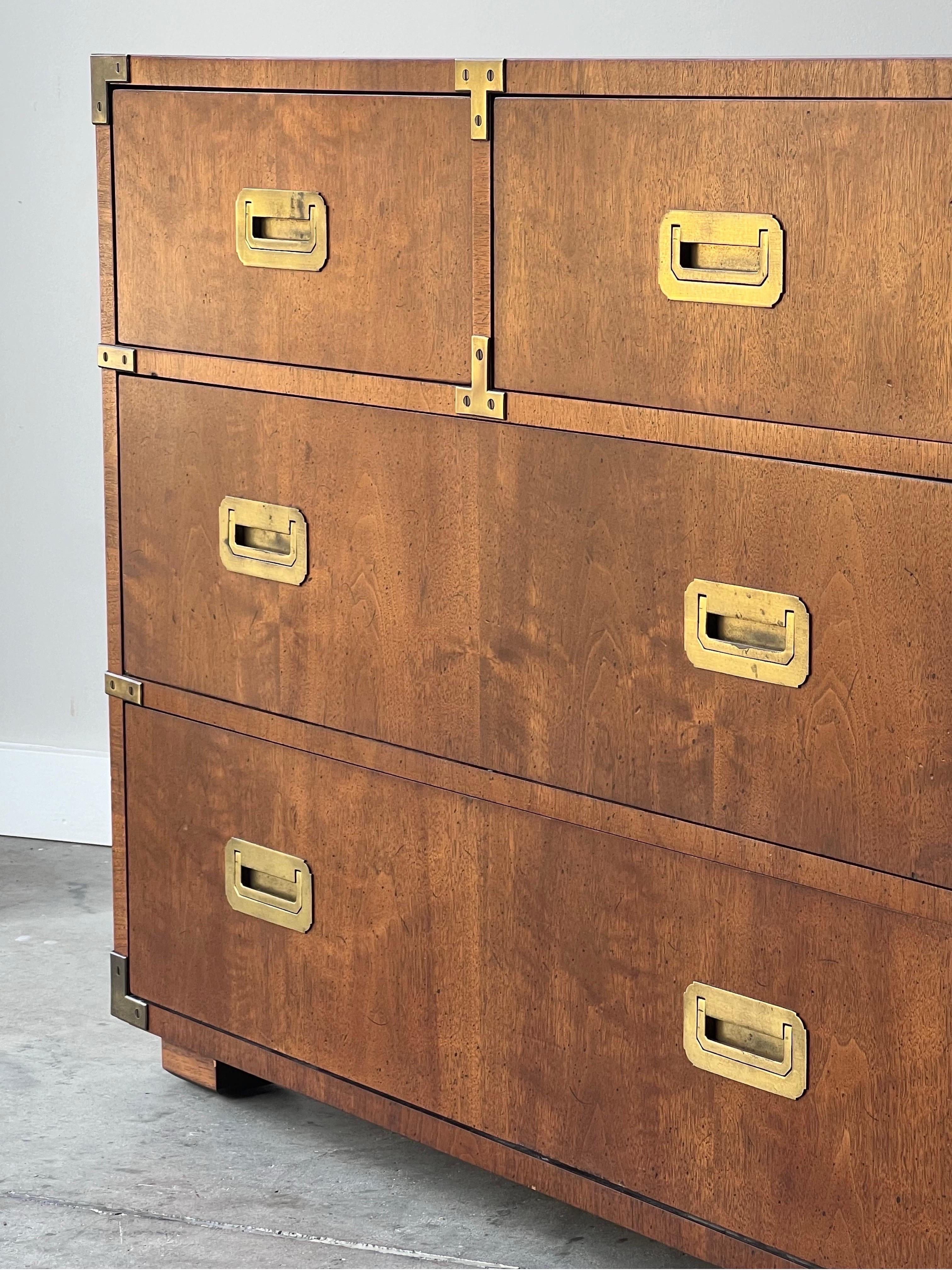 Mid-Century Campaign Dresser by Henredon 8