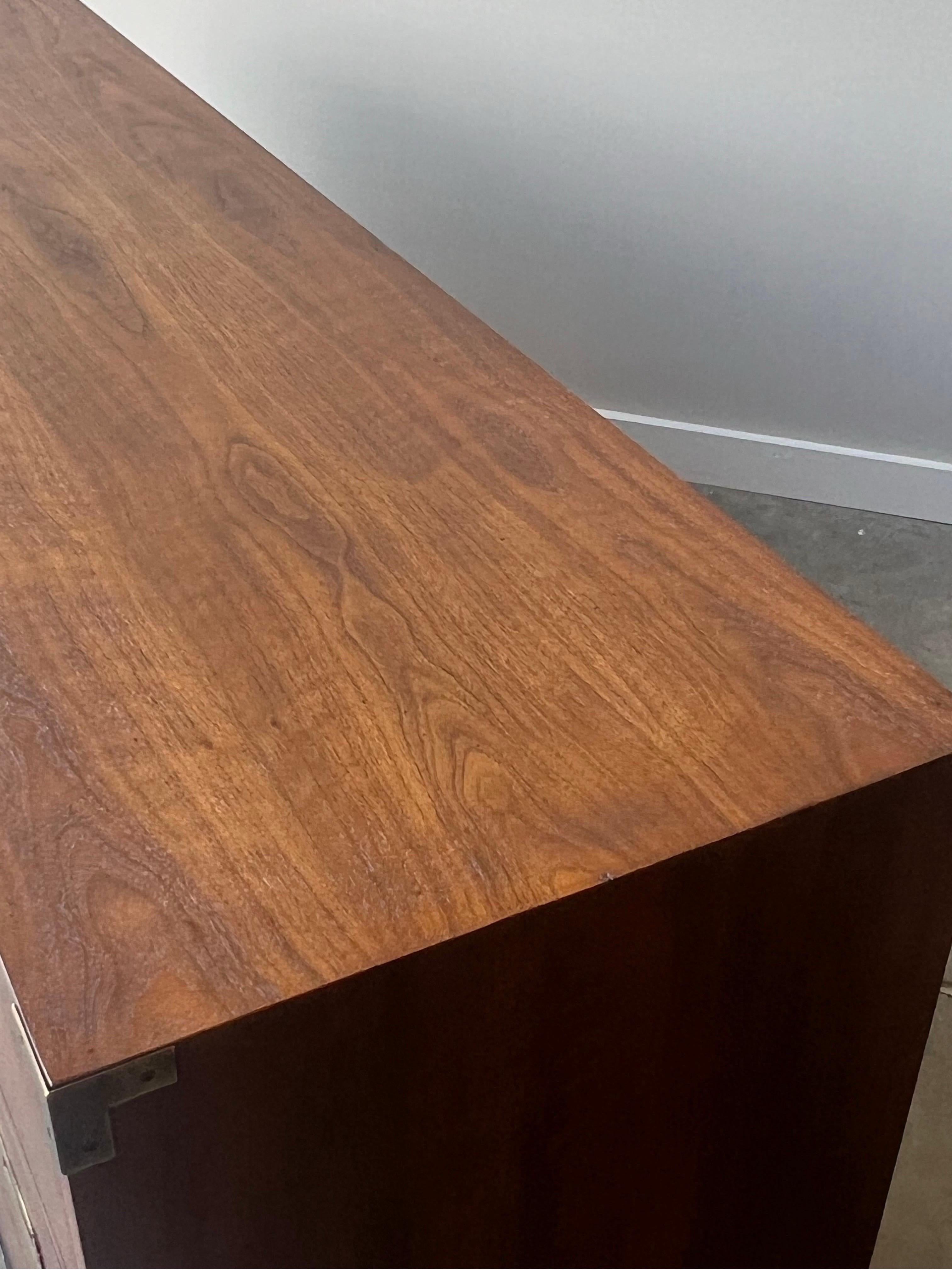 Late 20th Century Mid-Century Campaign Dresser by Henredon