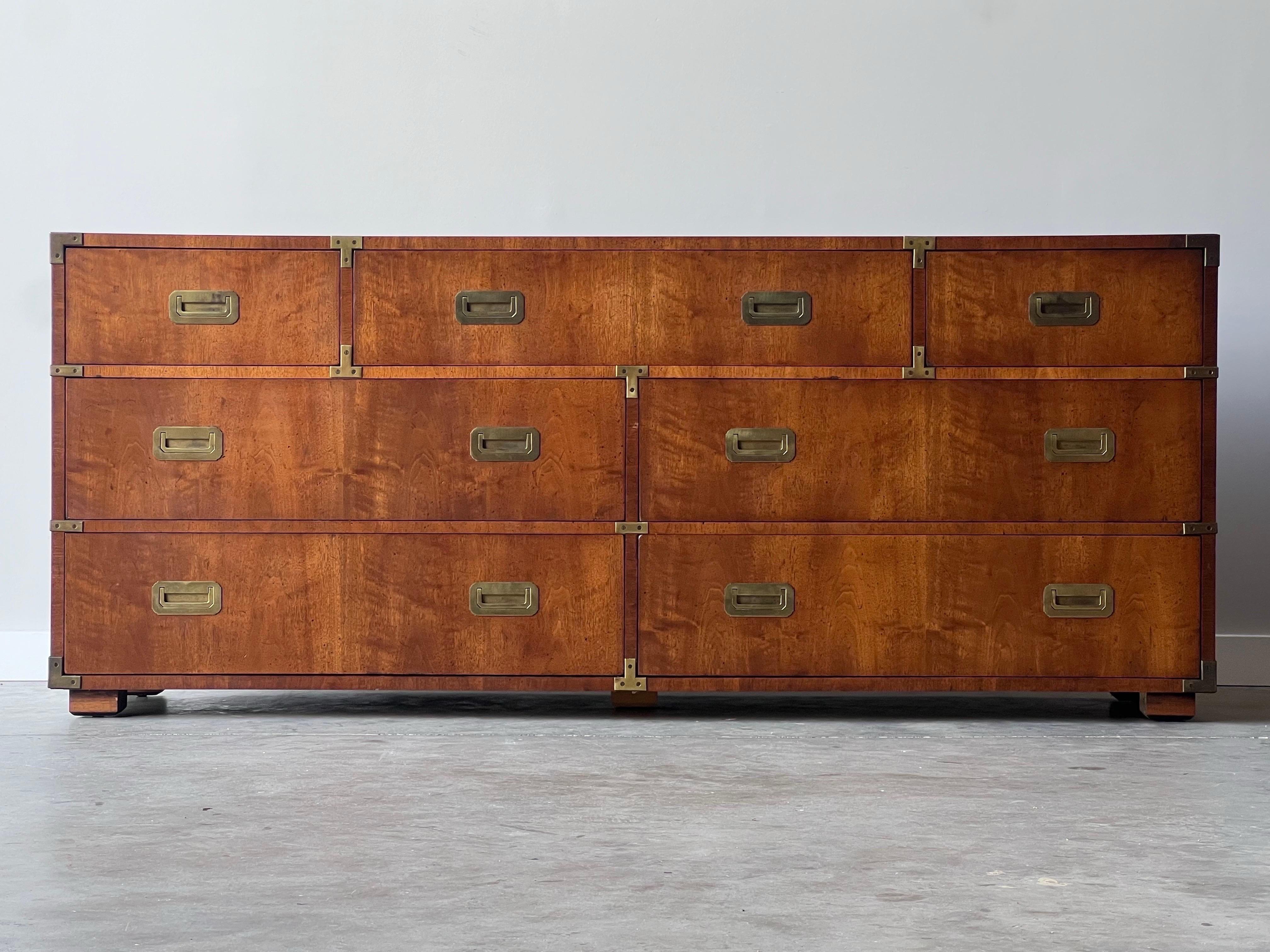 Mid-Century Campaign Dresser by Henredon 2