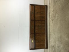 Mid Century Campaign Style Lowboy Dresser by Bassett