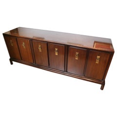 Midcentury Campaign Style Sideboard by John Stuart
