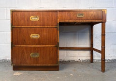 Mid-Century "Campaigner" Desk by Dixie Furniture