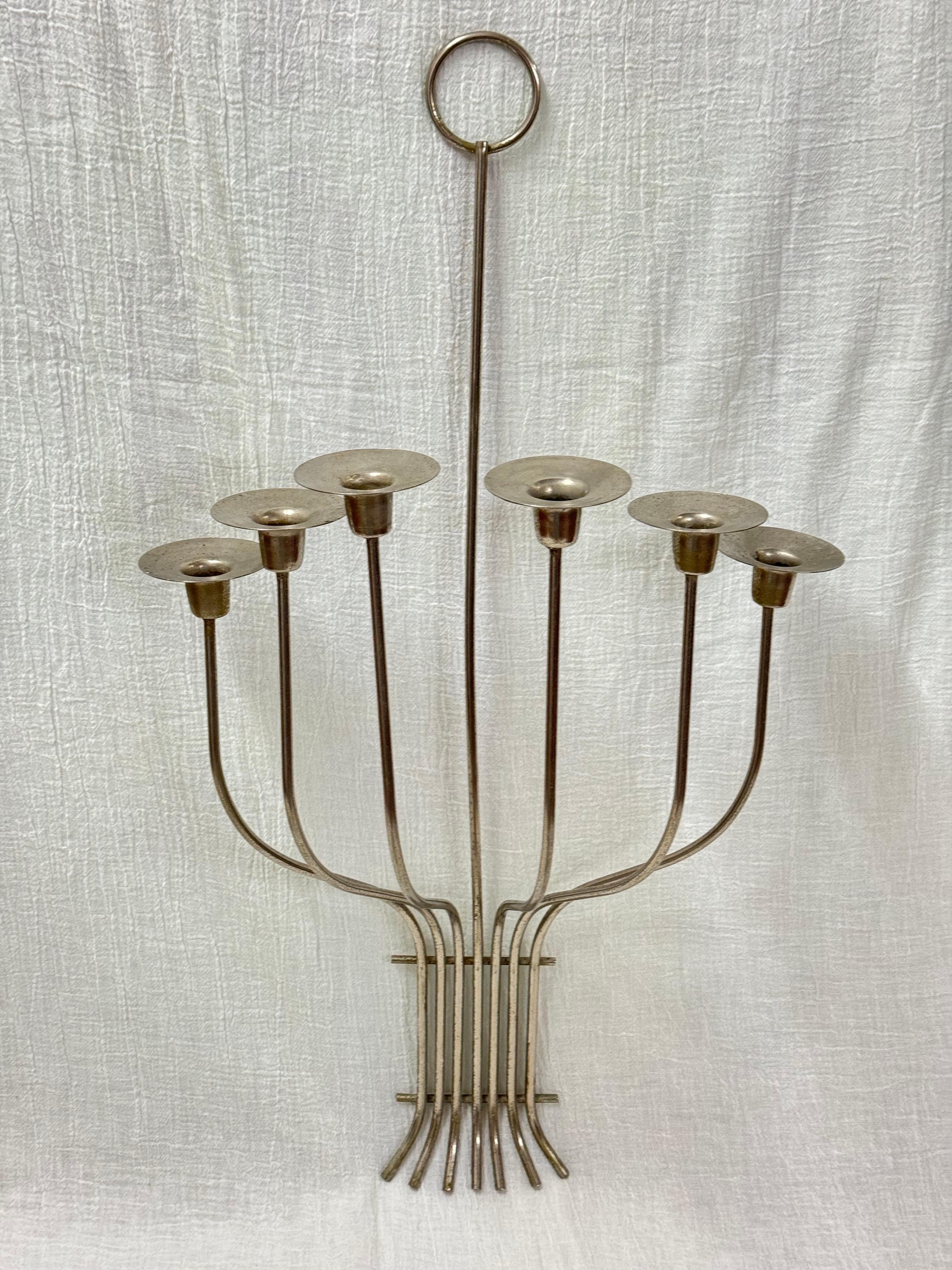 Candelabro de mediados de siglo al estilo de Tommi Parzinger en venta 3