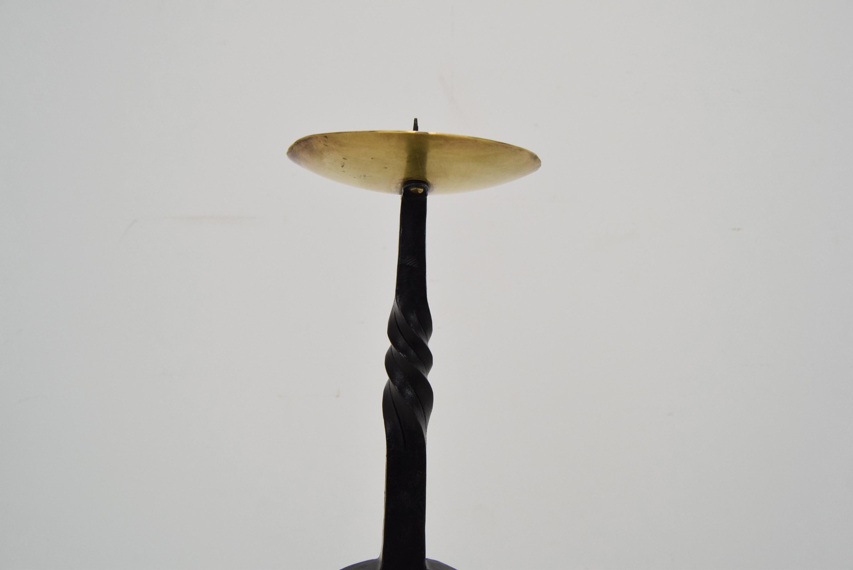 Midcentury Candlestick and Ashtray, 1960s For Sale 2