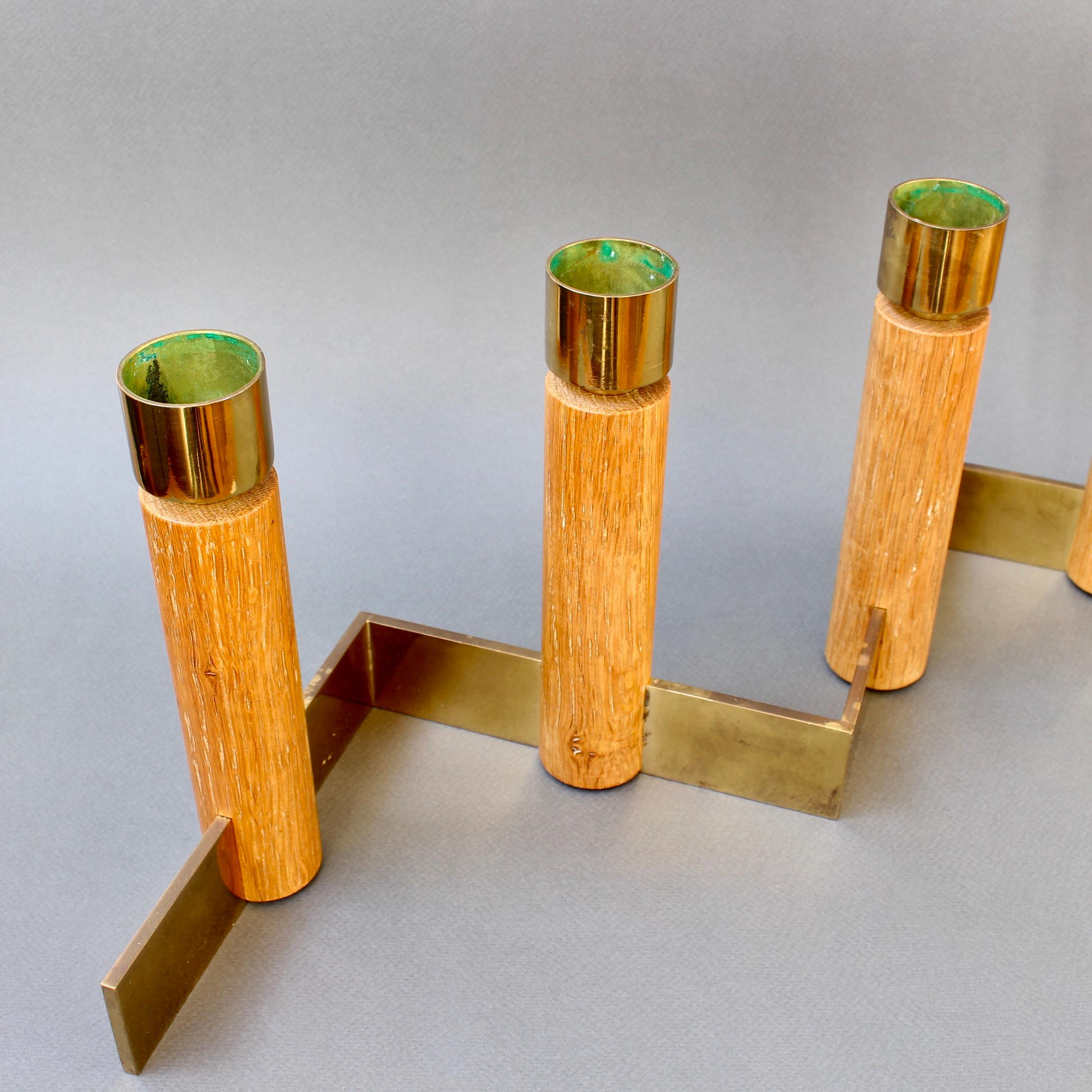 Brass Mid-Century Candlestick Holder by Hans Agne Jakobsson 'circa 1950s' For Sale