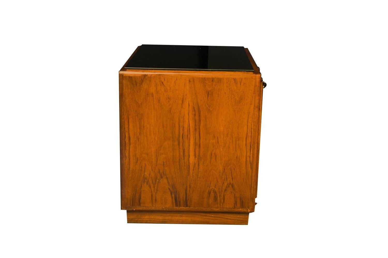Mid-20th Century Mid-Century Cane Cabinet Table Nightstand Lane Furniture For Sale