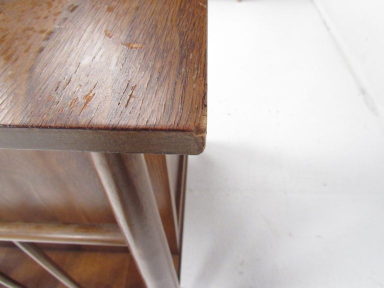 Midcentury Cane Front Nightstands For Sale at 1stdibs