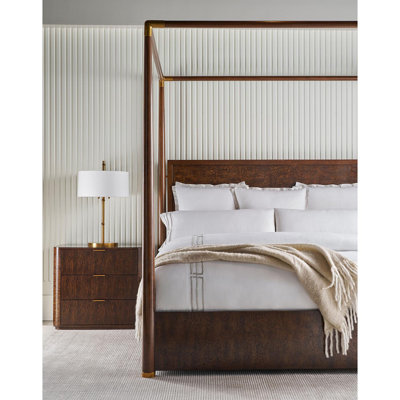 Mid Century Canopy Bed - US King For Sale 1