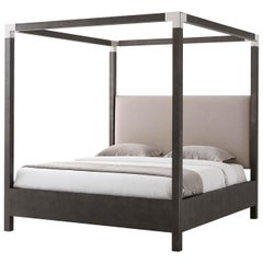 Midcentury Canopy Bed, US King
