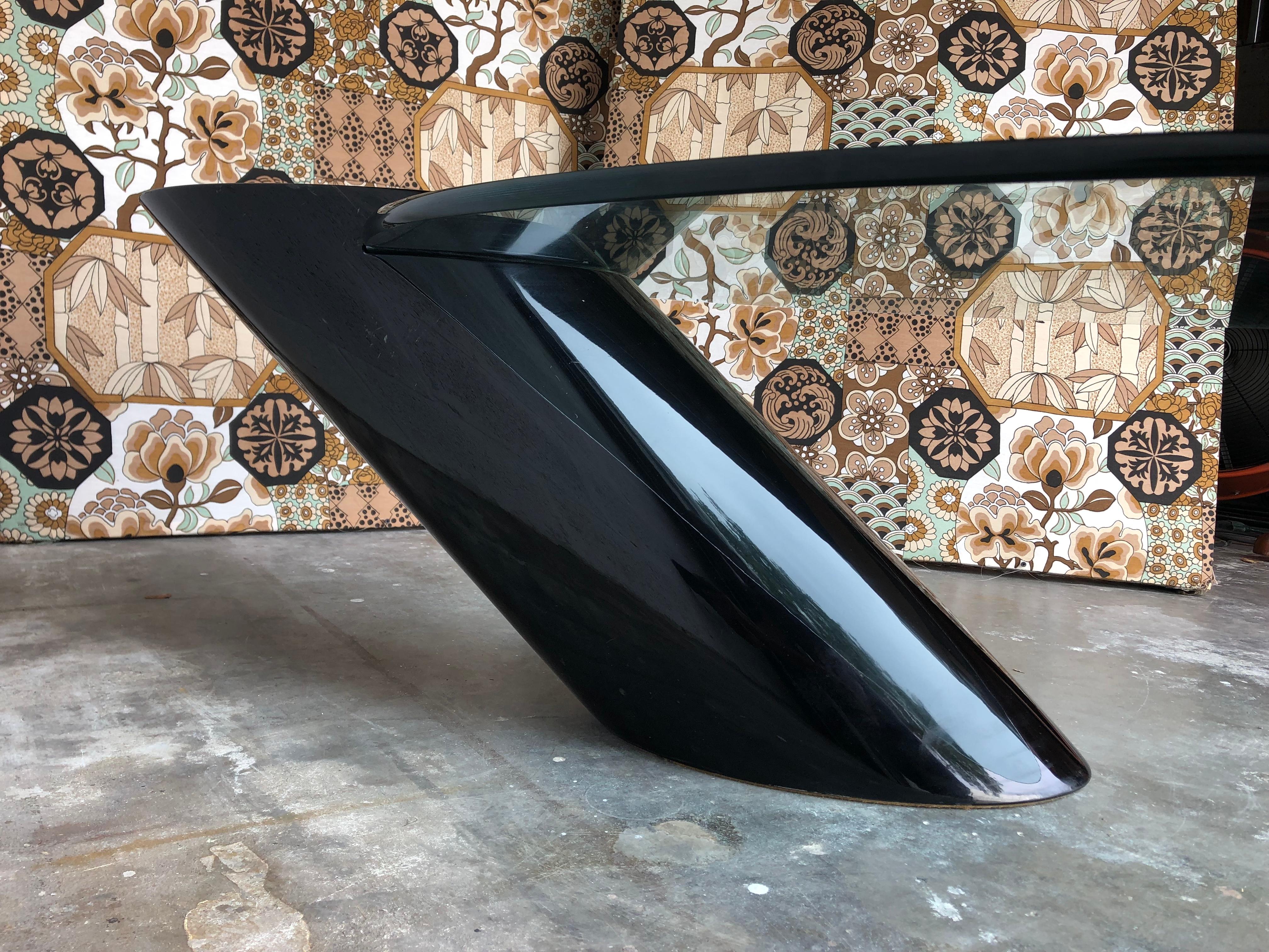 Mid-Century Cantilever Coffee Table Attributed to J Wade Beam for Breuton For Sale 5