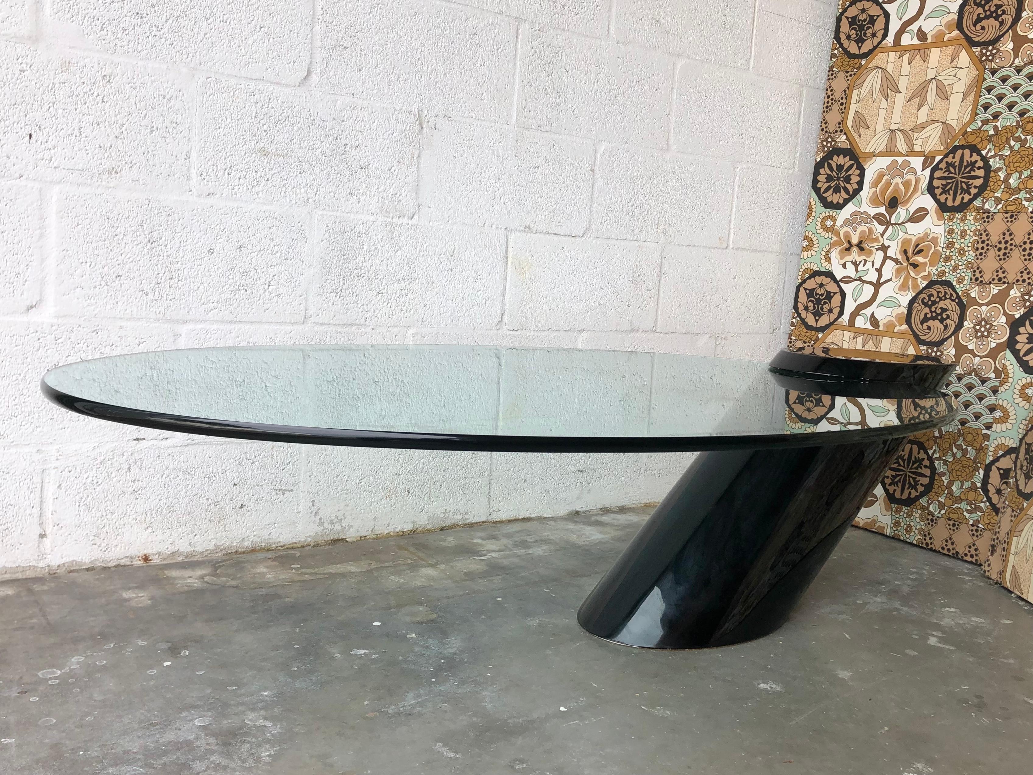 20th Century Mid-Century Cantilever Coffee Table Attributed to J Wade Beam for Breuton For Sale