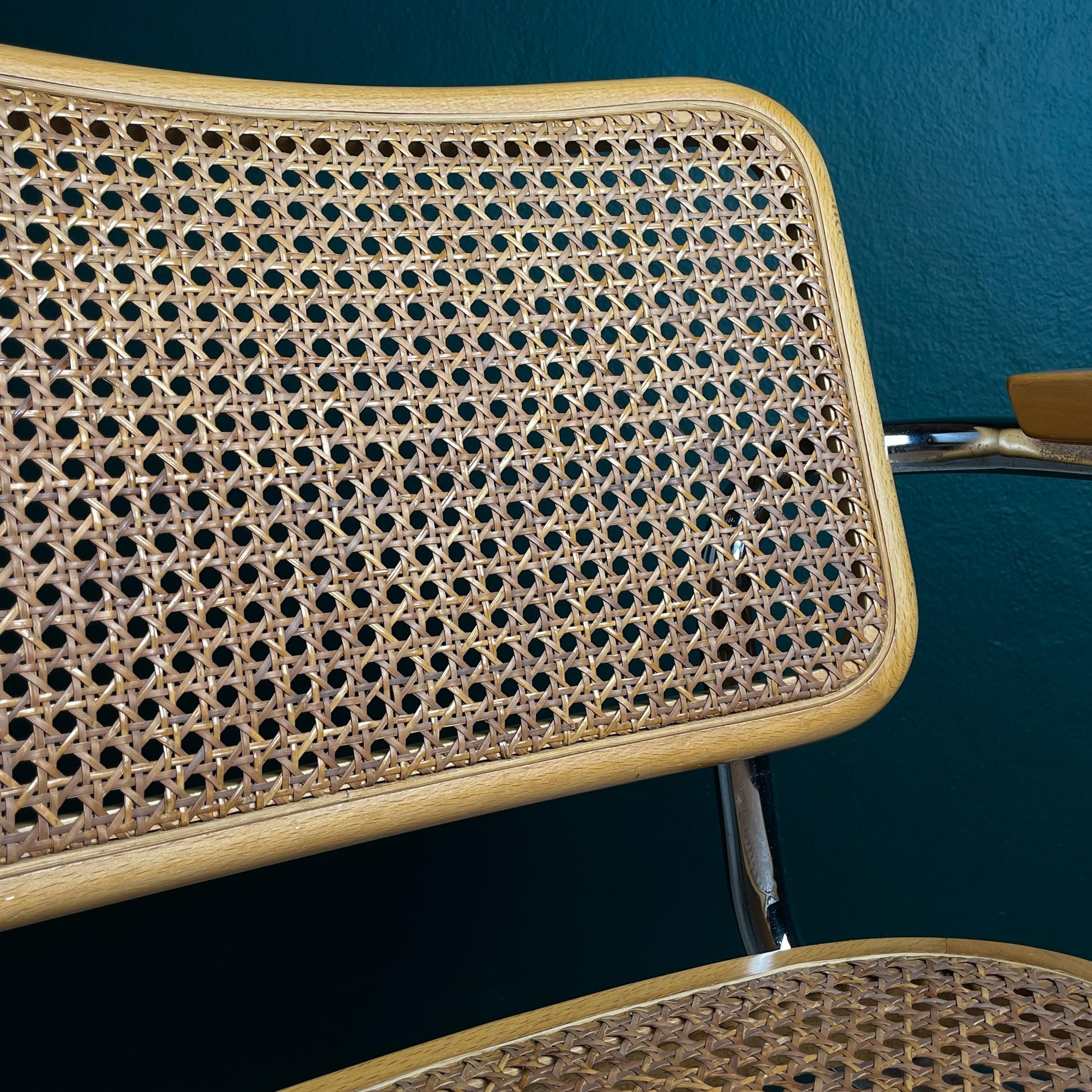 Mid-century Cantilever Office or Dining Chair, Italy 1980s, Cesca B32 8
