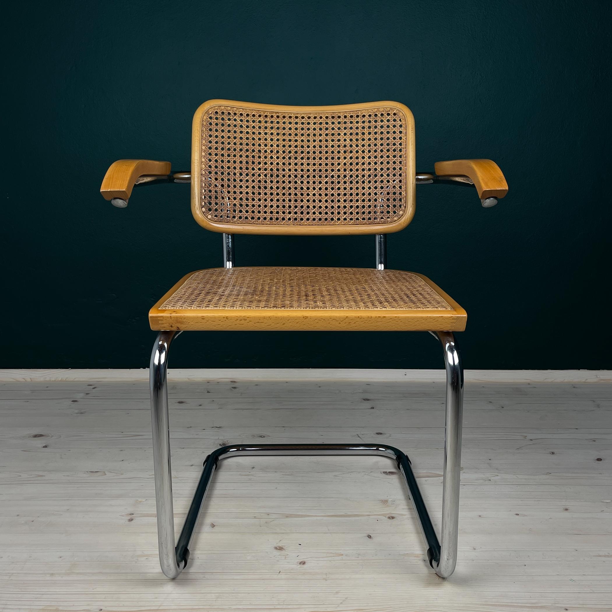 Mid-Century Modern Mid-century Cantilever Office or Dining Chair, Italy 1980s, Cesca B32