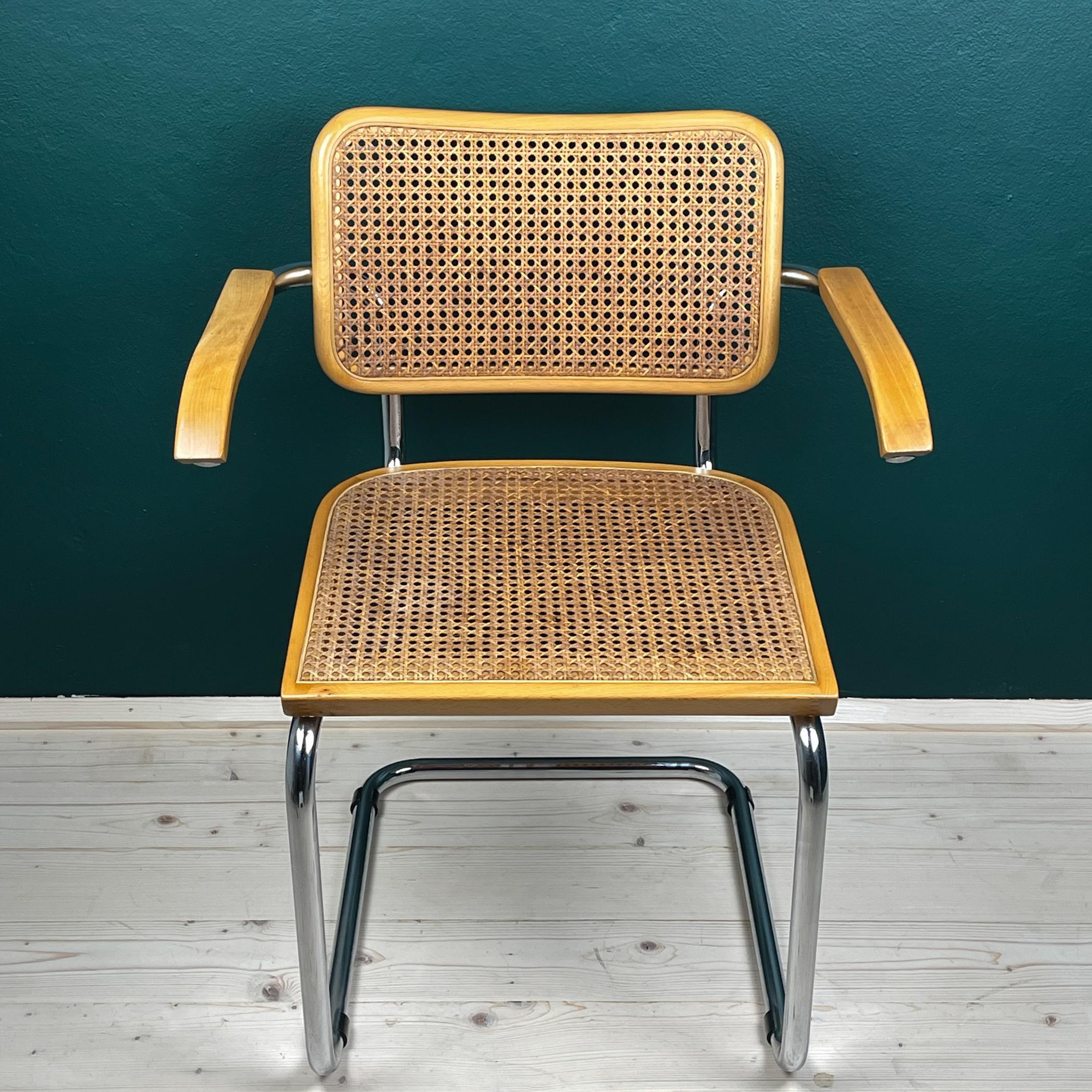 Mid-century Cantilever Office or Dining Chair, Italy 1980s, Cesca B32 In Good Condition In Miklavž Pri Taboru, SI