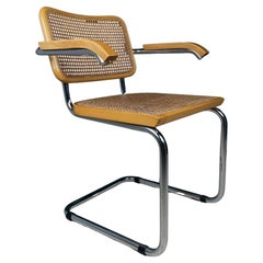 Mid-century Cantilever Office or Dining Chair, Italy 1980s, Cesca B32