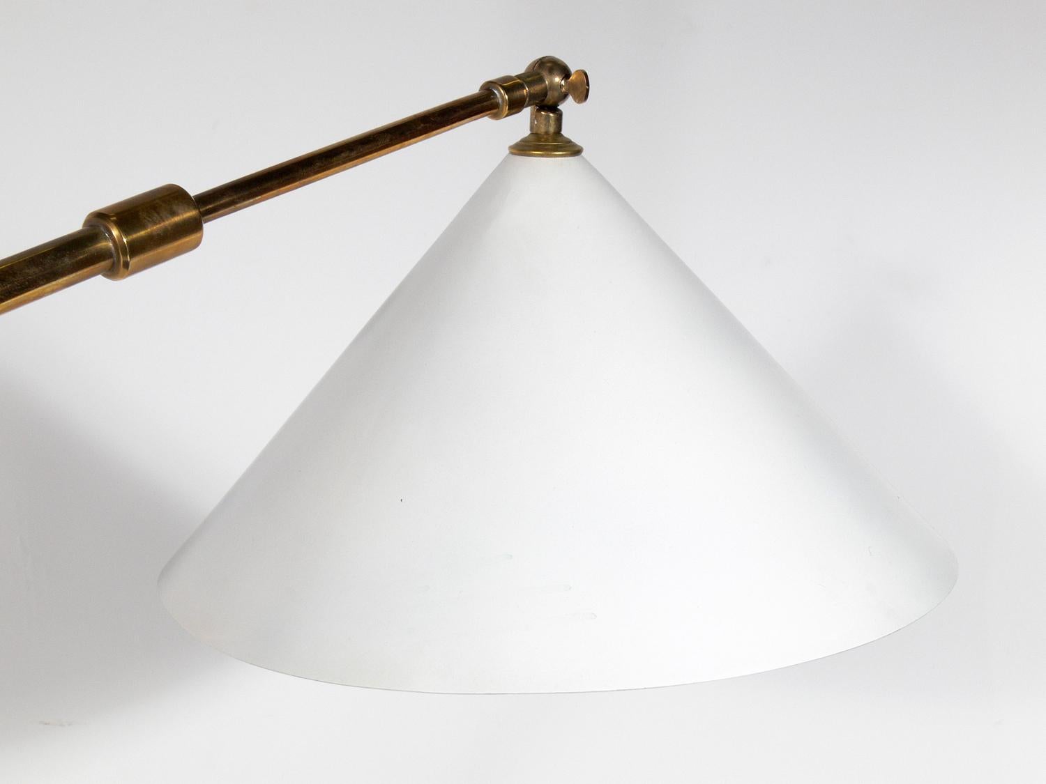 Late 20th Century Midcentury Cantilevered Chandelier