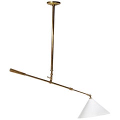 Midcentury Cantilevered Chandelier