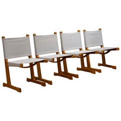 Mid-Century Cantilevered Dining Chairs by Ditte & Adrian Heath for France & Sons