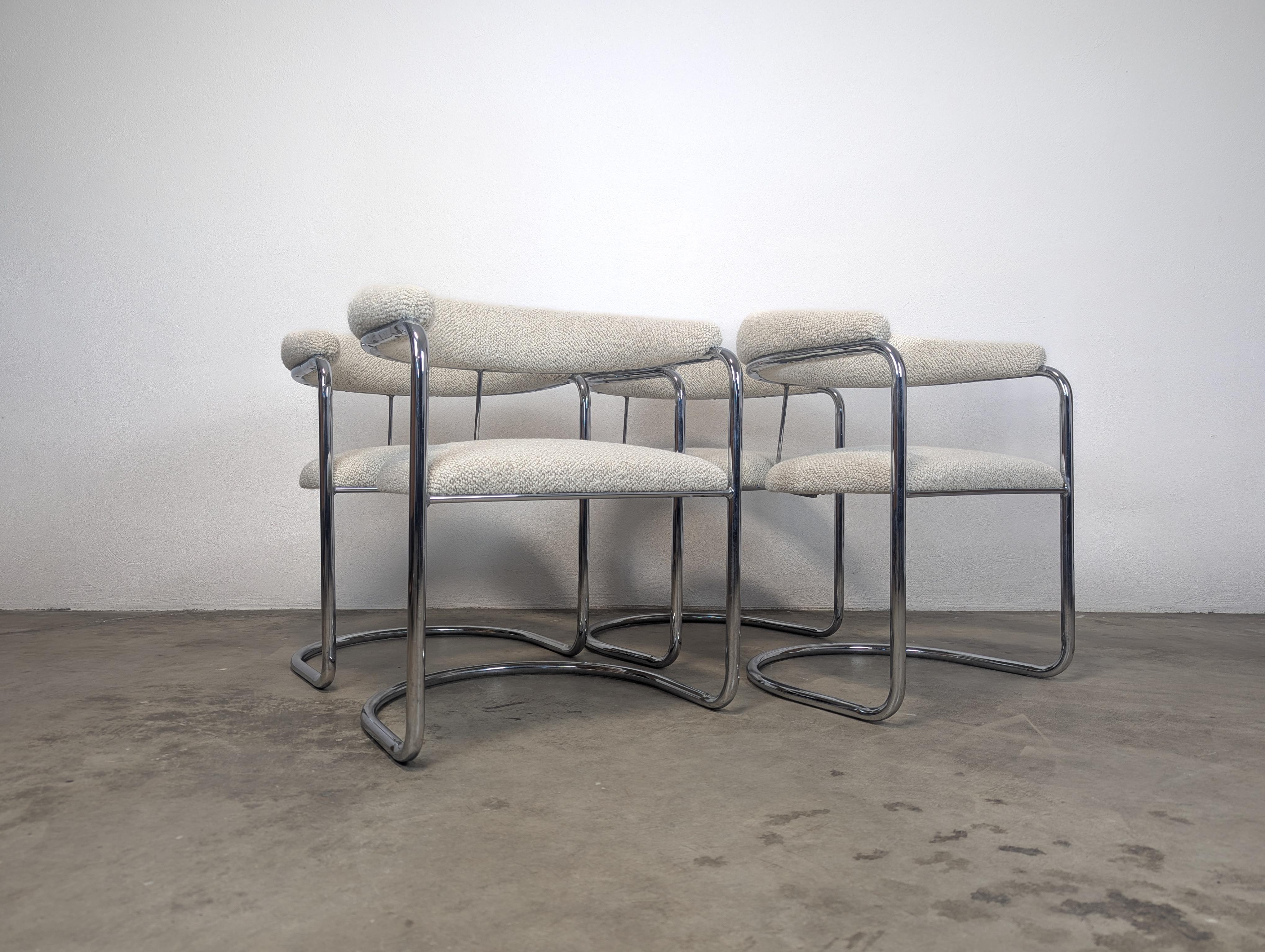 Mid Century Cantilevered SS33 Armchairs by Anton Lorenz for Thonet, c1970s 3