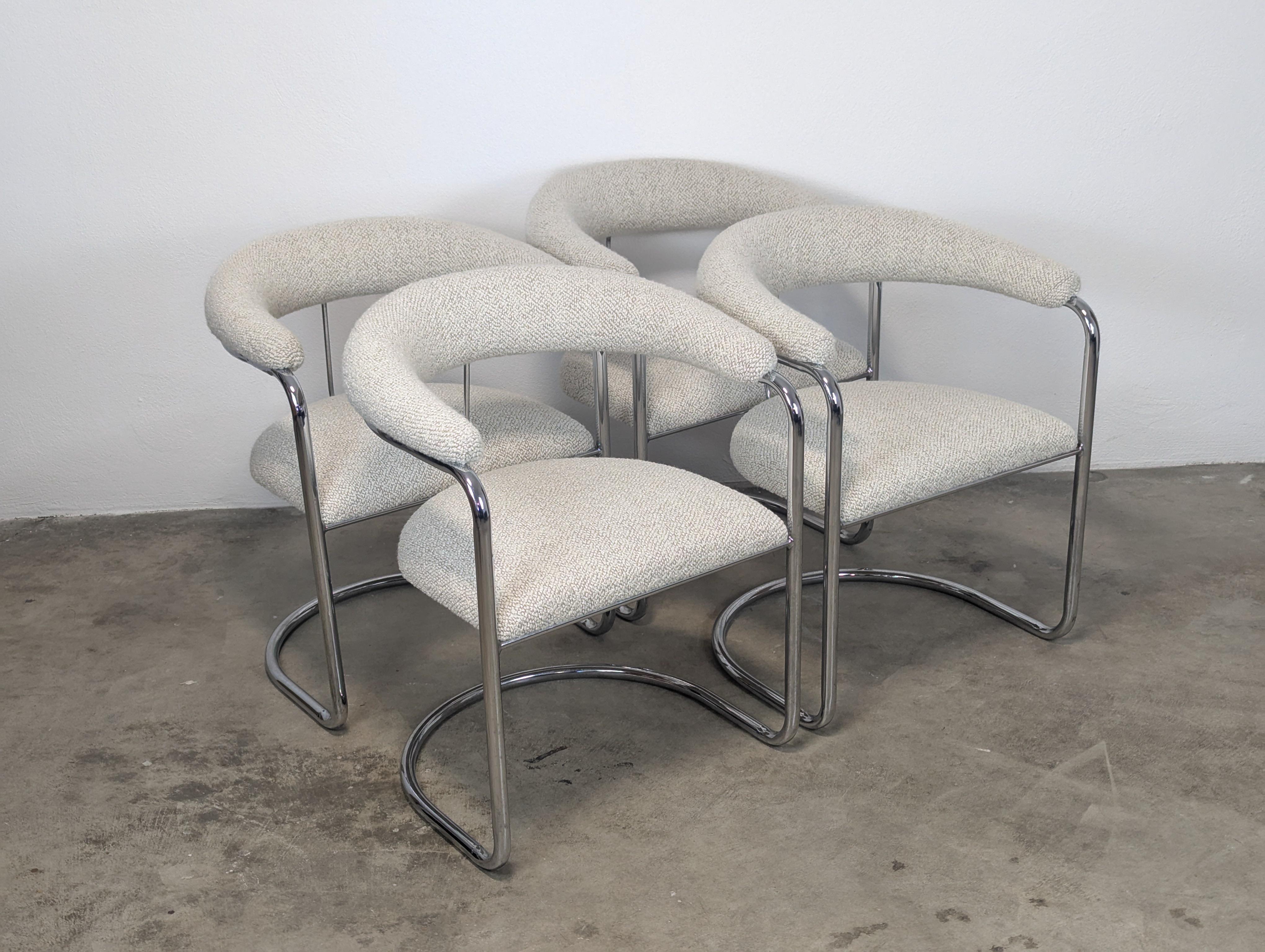 Mid Century Cantilevered SS33 Armchairs by Anton Lorenz for Thonet, c1970s 4