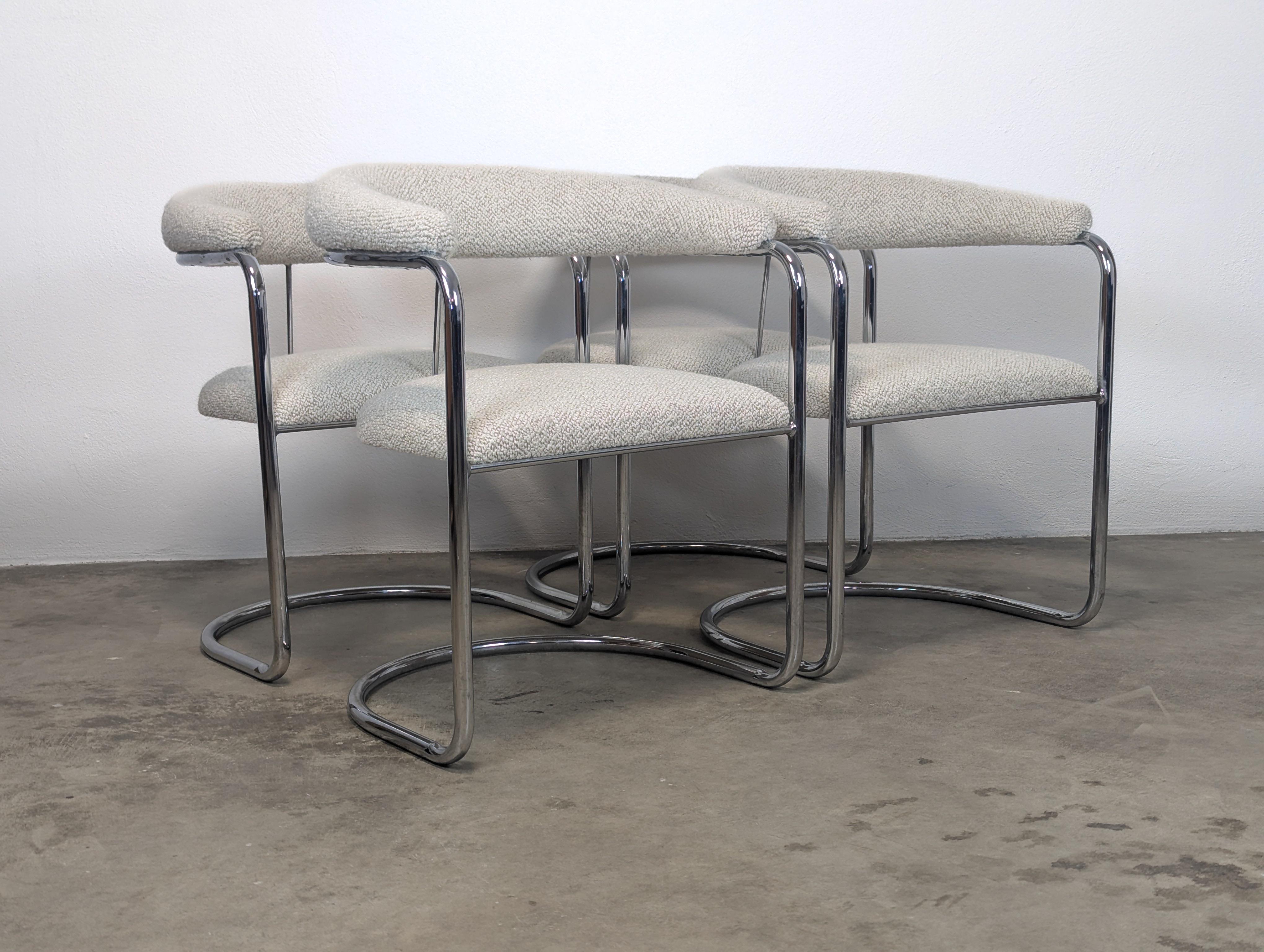 Mid Century Cantilevered SS33 Armchairs by Anton Lorenz for Thonet, c1970s 5