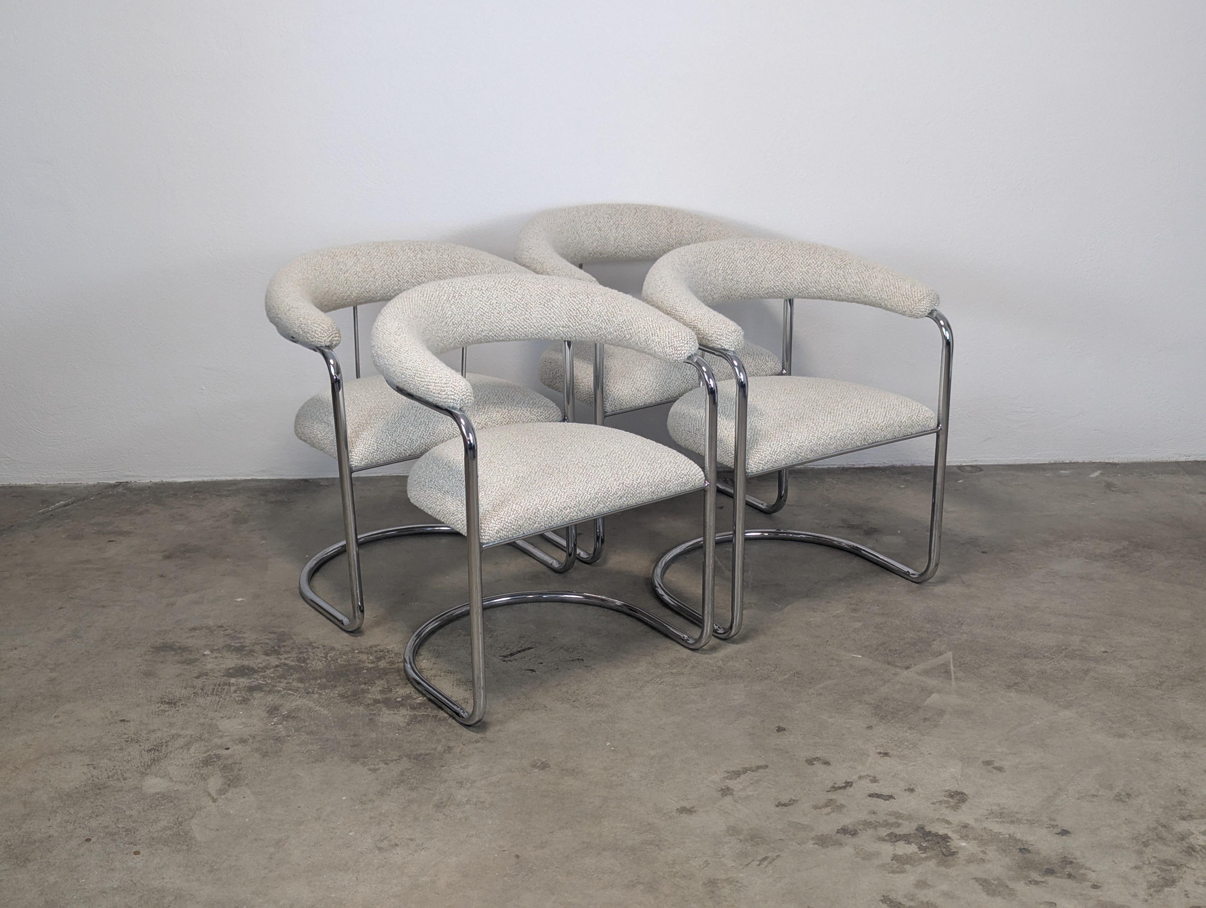 Mid Century Cantilevered SS33 Armchairs by Anton Lorenz for Thonet, c1970s 7