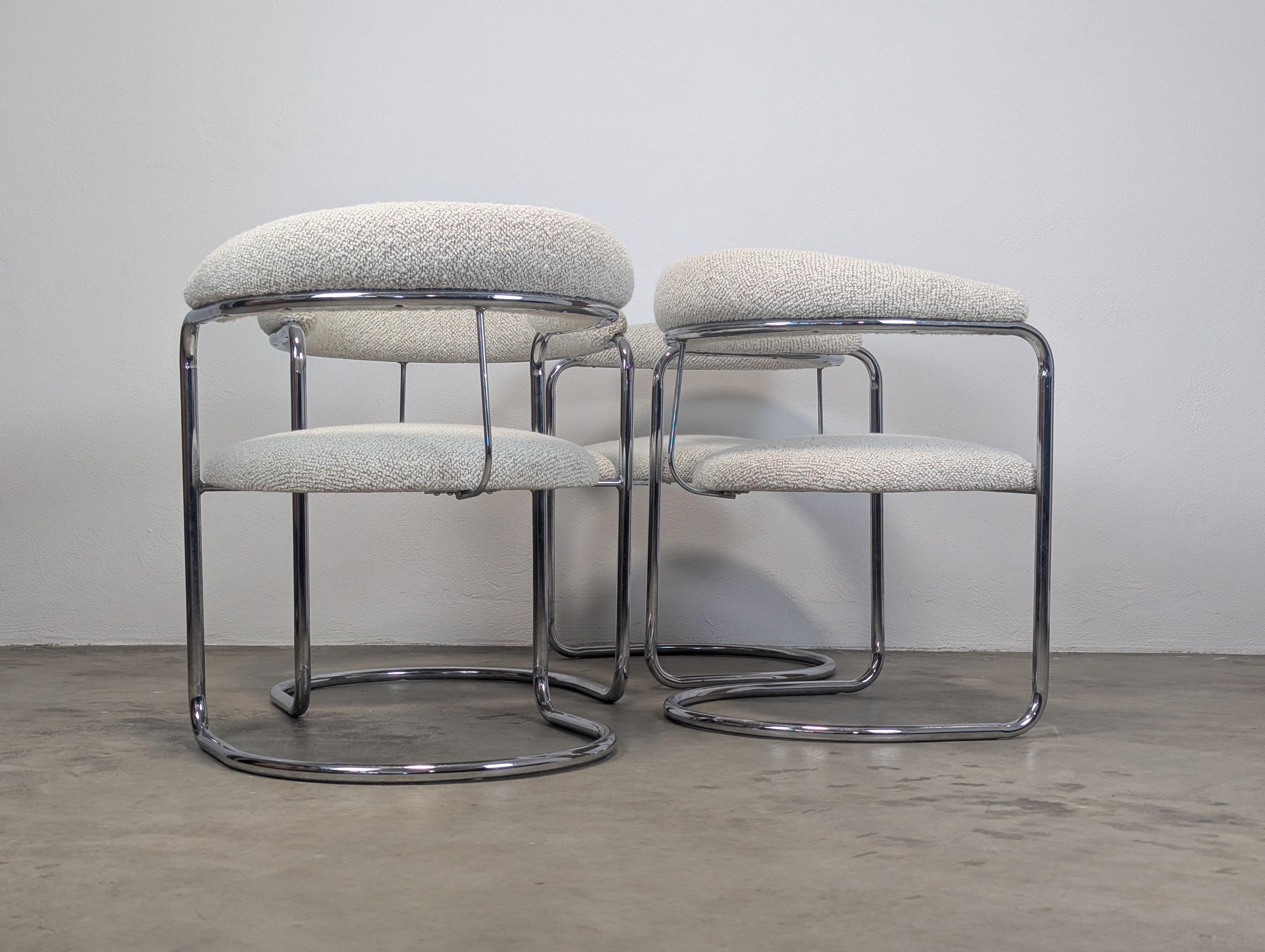 Mid Century Cantilevered SS33 Armchairs by Anton Lorenz for Thonet, c1970s 9