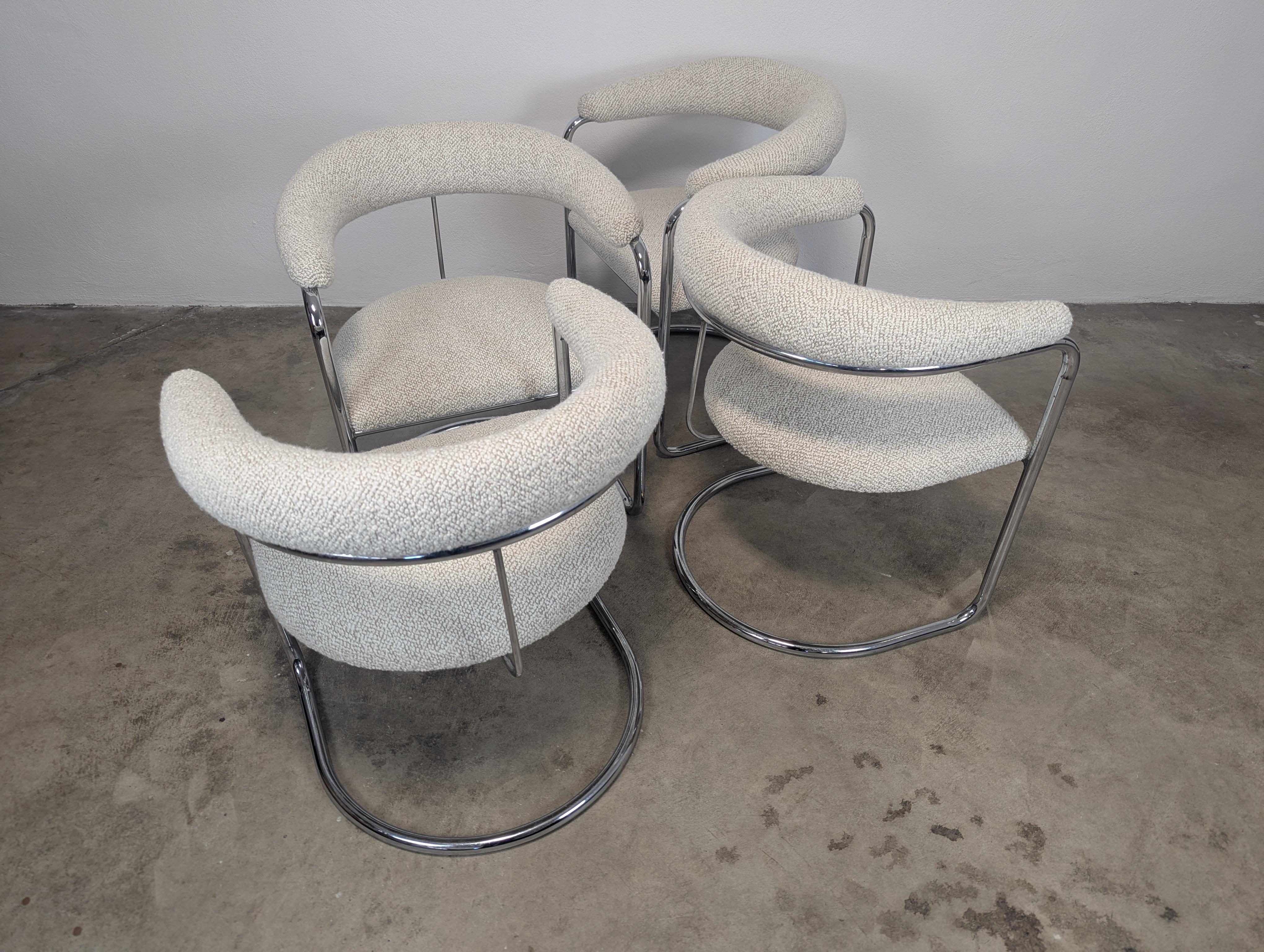 Mid Century Cantilevered SS33 Armchairs by Anton Lorenz for Thonet, c1970s 10