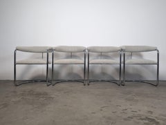 Poltrone a sbalzo SS33 di Anton Lorenz per Thonet, anni '70 circa.