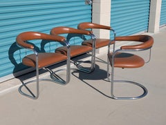 Freitragende SS33-Sessel aus der Mitte des Jahrhunderts von Anton Lorenz für Thonet, ca. 1970er Jahre