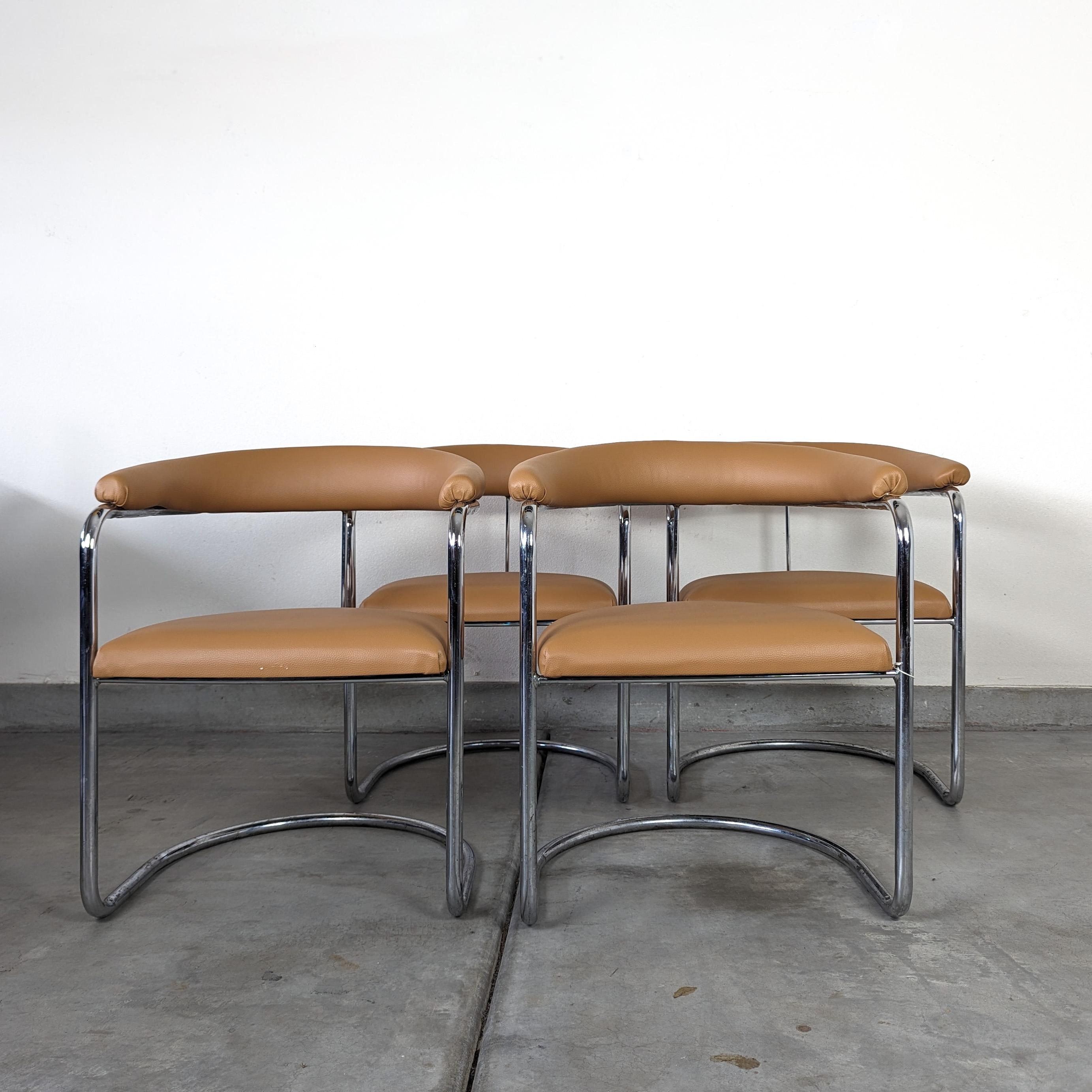 Mid-Century Modern Mid Century Cantilevered SS33 Armchairs by Anton Lorenz for Thonet, c1970s