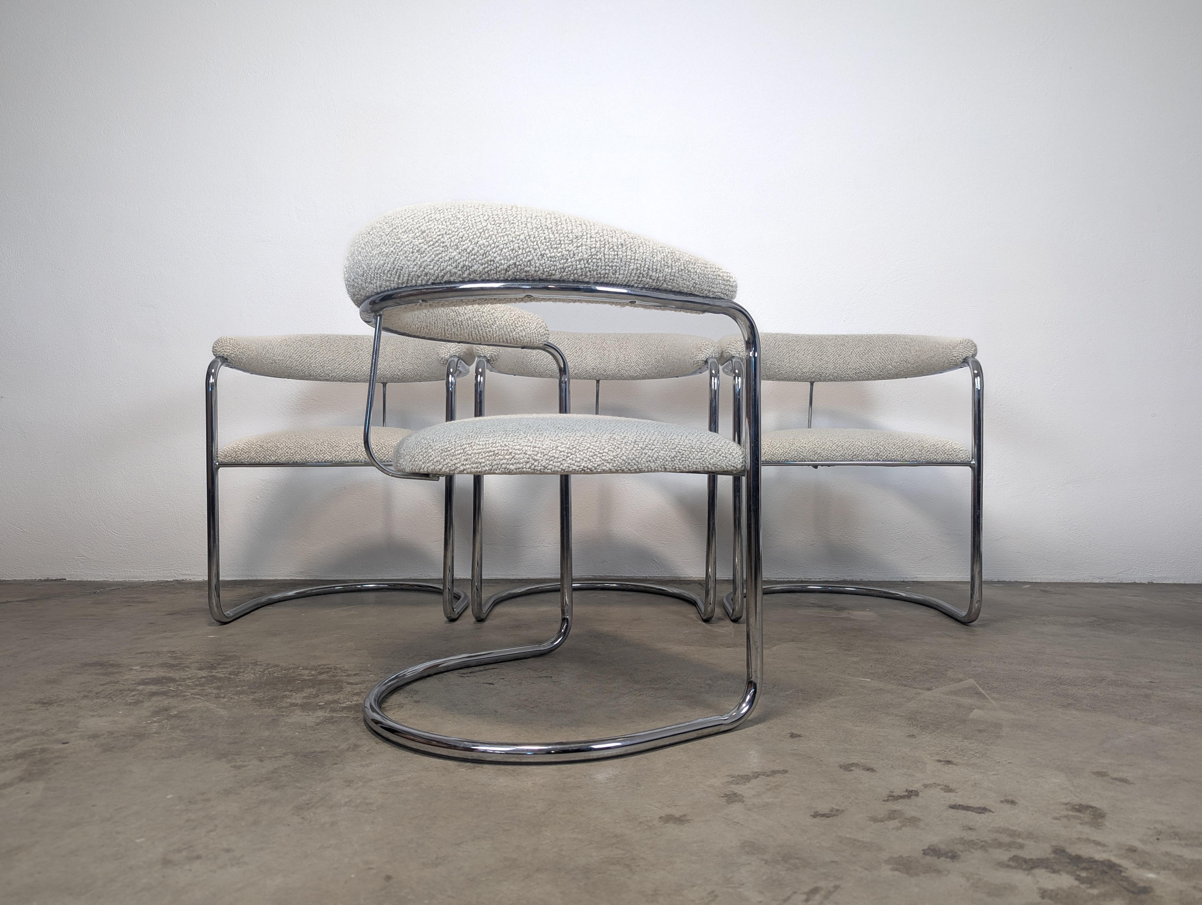 Mid Century Cantilevered SS33 Armchairs by Anton Lorenz for Thonet, c1970s 1