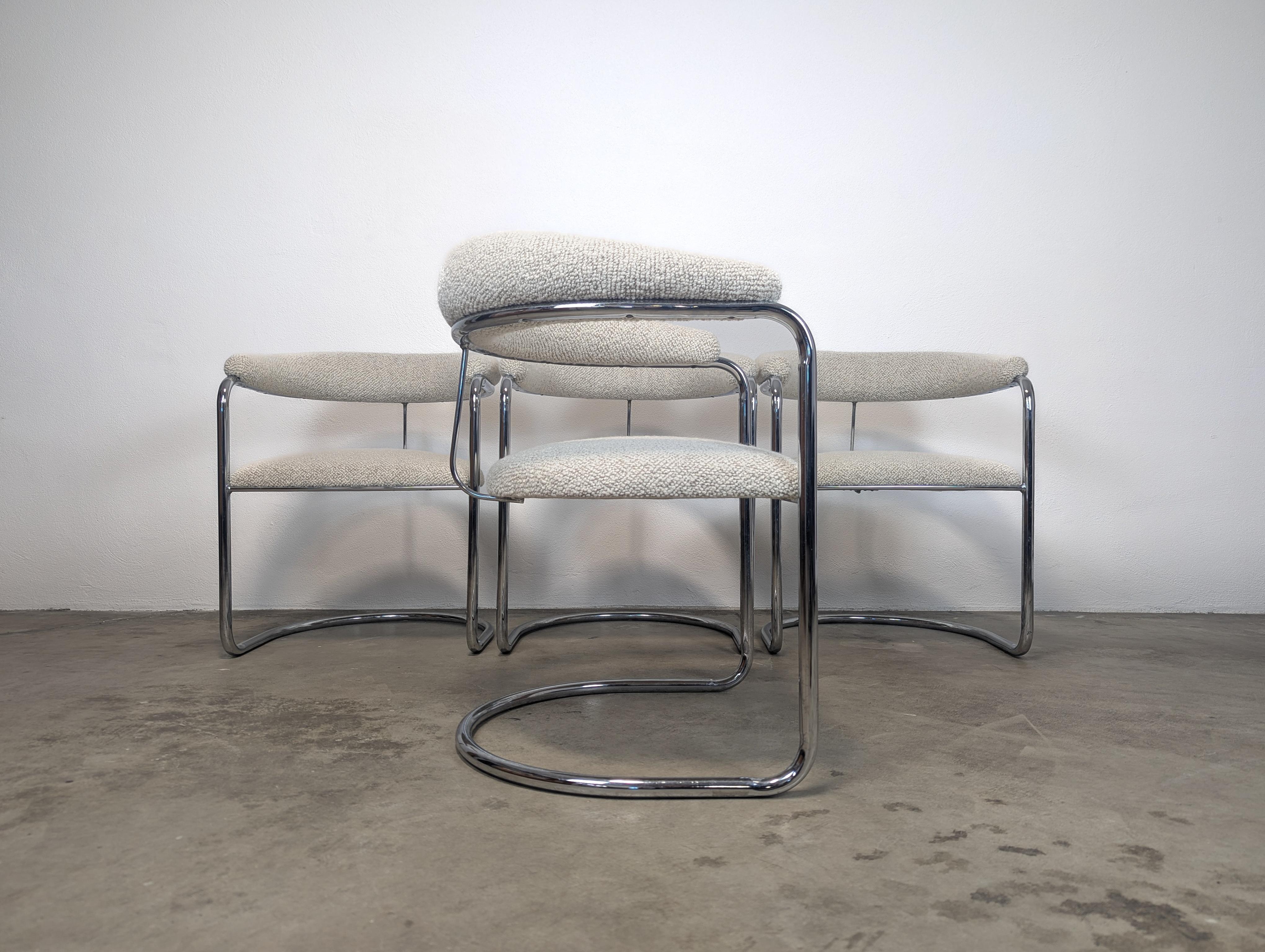 Mid Century Cantilevered SS33 Armchairs by Anton Lorenz for Thonet, c1970s 2
