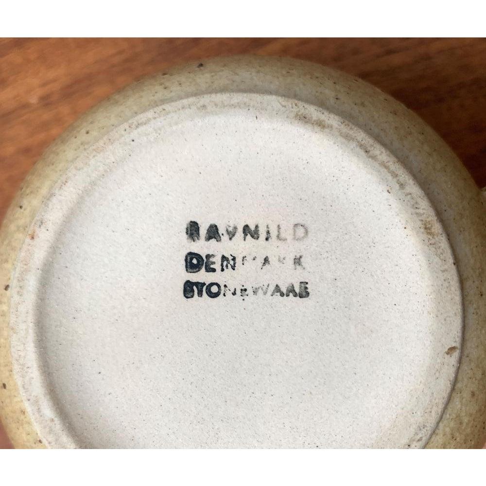 Vaso a caraffa di metà secolo in gres Ravnild, Danimarca, anni '60 in vendita 5