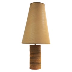 Mid Century Cardboard Lamp by Gregory Van Pelt