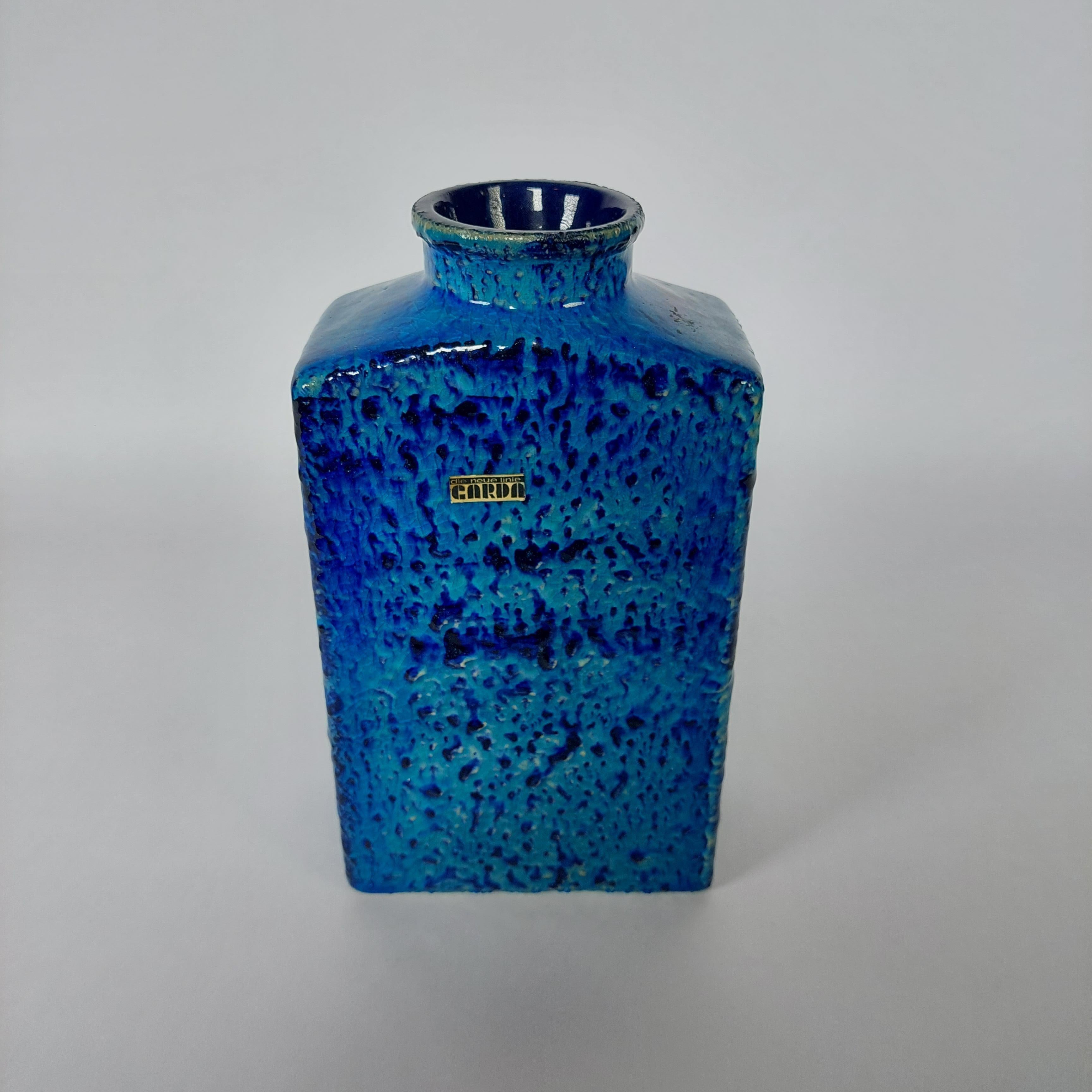 Midcentury Cardo Ceramic Vase West Germany Pottery 1960s by CARDA In Good Condition For Sale In Basel, BS