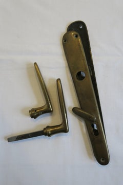 Mid-Century Carl Auböck Brass Door Handle/Door Fixture