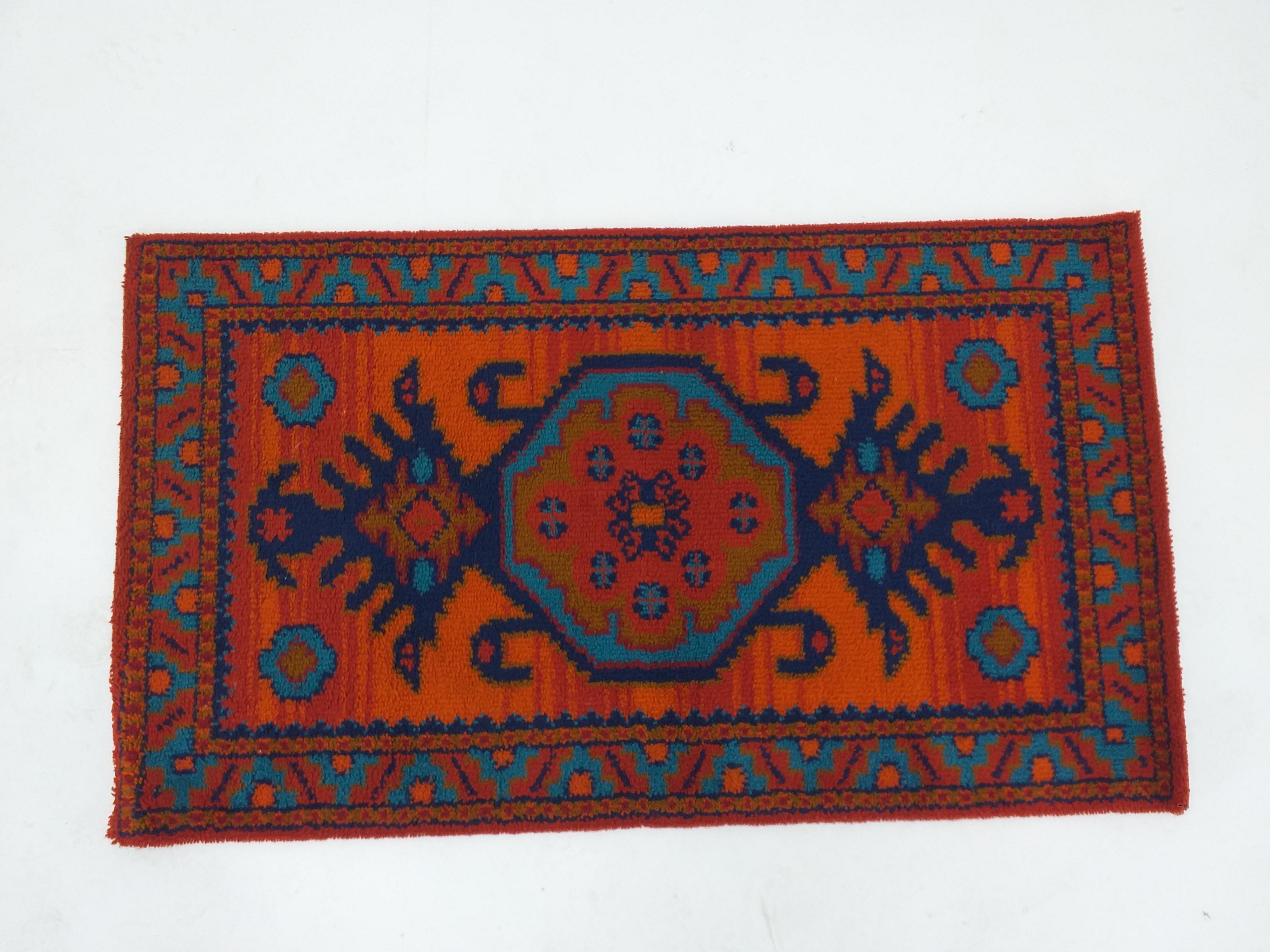 Mid-Century Modern Mid Century Carpet / Rug in Ege Rya Style, 1970s For Sale