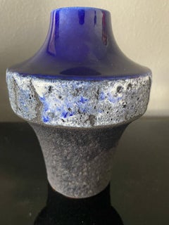 Carstens Tönnieshof Deutschland Kobalt Malmö Vase von Heinz Siery (Mitte des Jahrhunderts)