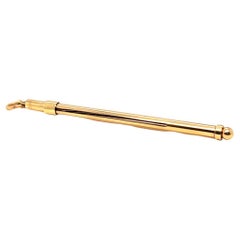 Mid-Century Cartier 14 Karat Gelbgold Champagner Swizzle Stick Anhänger